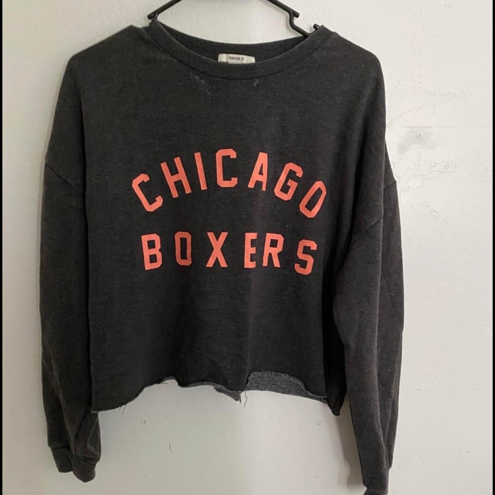 Forever21 Sweatshirt Croptop